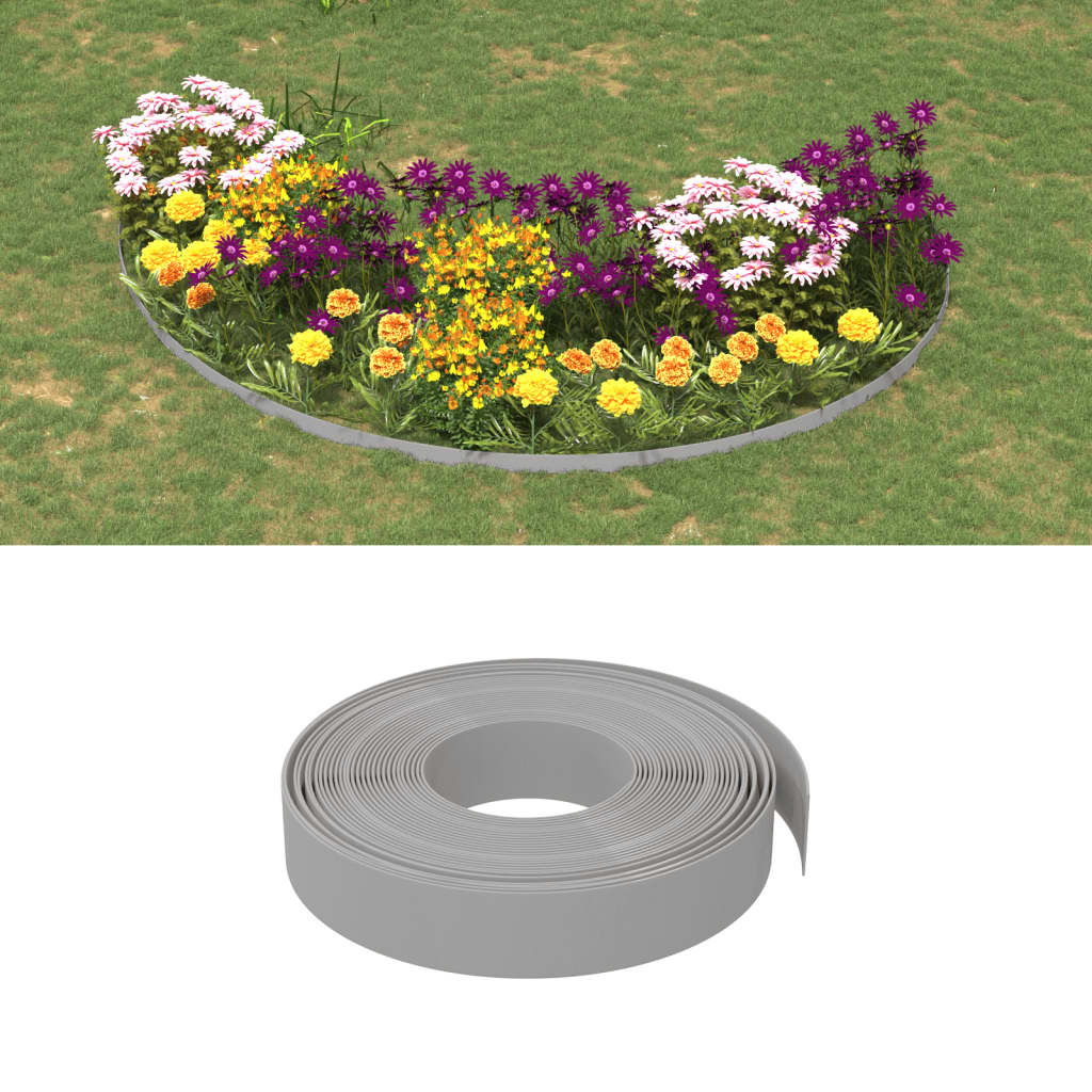 Tuinranden 3 St 10 M 20 Cm Polyetheen Bruin