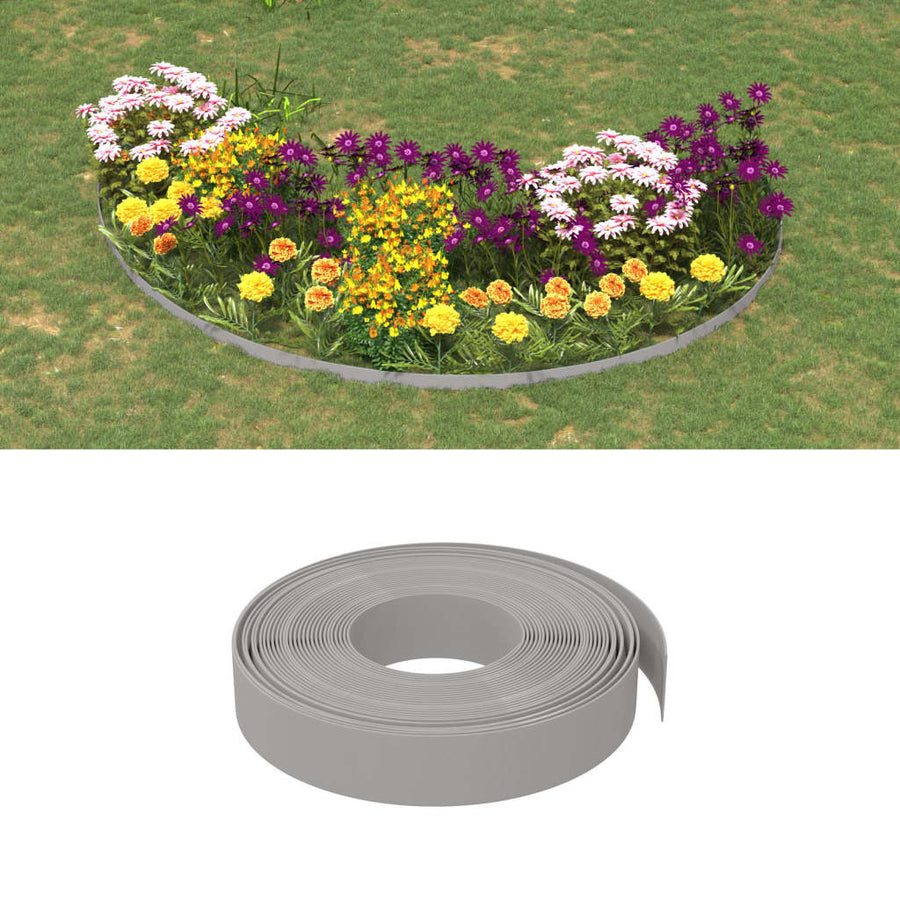 Tuinranden 3 St 10 M 20 Cm Polyetheen Bruin
