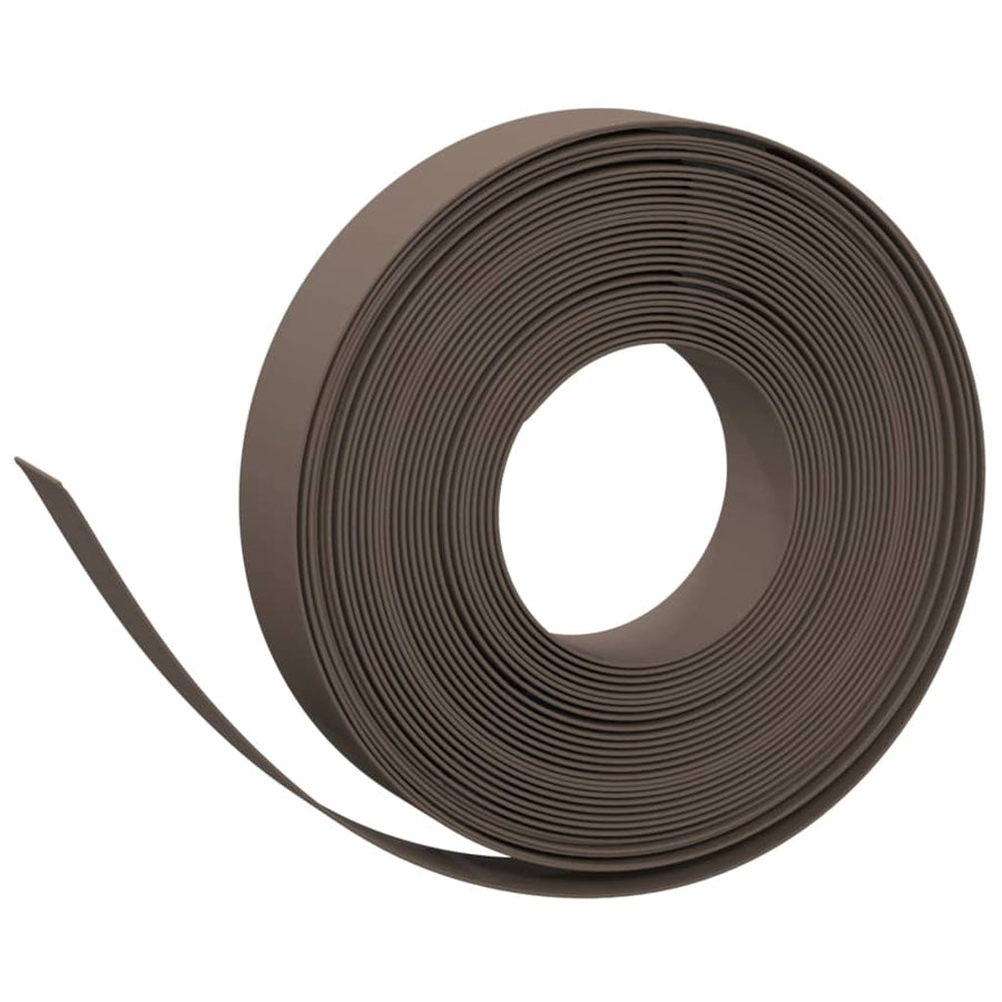 Tuinranden 3 St 10 M 10 Cm Polyetheen Bruin