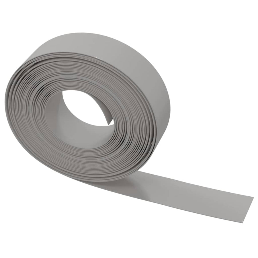 Tuinranden 3 st 10 m 15 cm polyetheen grijs 30 x 0.15 m Grijs