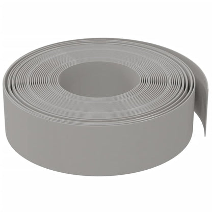 Tuinranden 3 st 10 m 15 cm polyetheen grijs 30 x 0.15 m Grijs