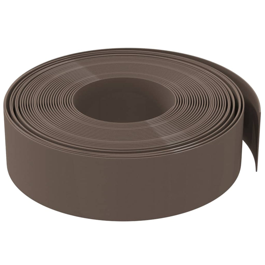 Tuinranden 3 st 10 m 15 cm polyetheen bruin 30 x 0.15 m Bruin