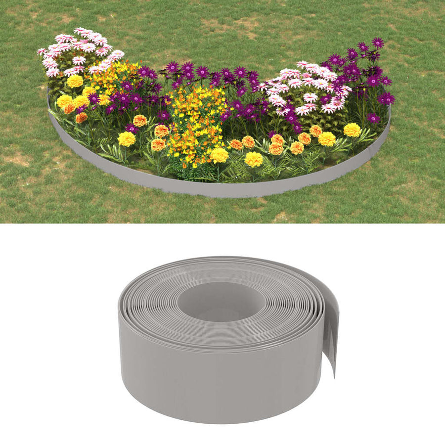 Tuinranden 3 St 10 M 20 Cm Polyetheen Bruin