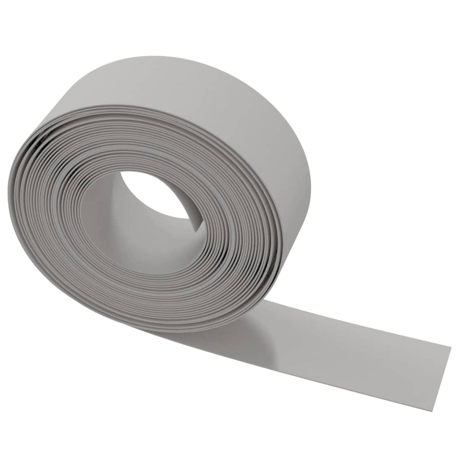 Tuinranden 3 st 10 m 20 cm polyetheen grijs 30 x 0.2 m Grijs