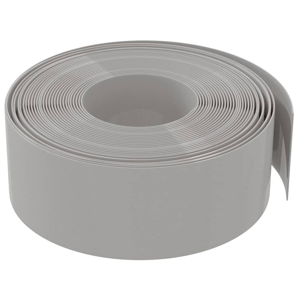 Tuinranden 4 St 10 M 20 Cm Polyetheen Grijs