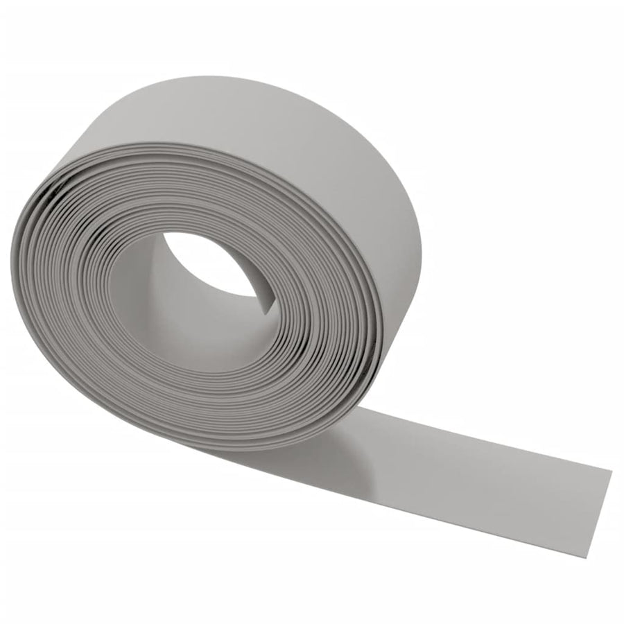 Tuinranden 5 st 10 m 20 cm polyetheen grijs 50 x 0.2 m Grijs