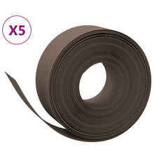 Tuinranden 5 St 10 M 20 Cm Polyetheen Bruin