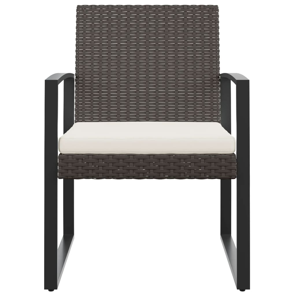 Tuinstoelen Polypropeen Rattan Zwart