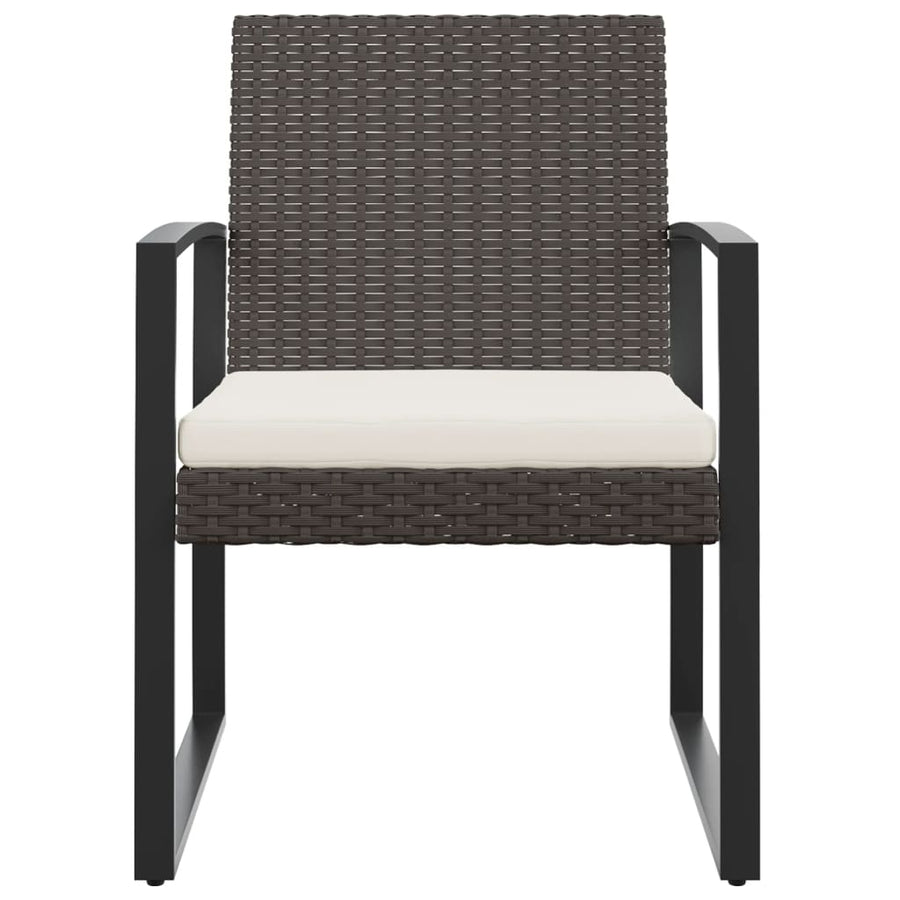 Tuinstoelen Polypropeen Rattan Zwart
