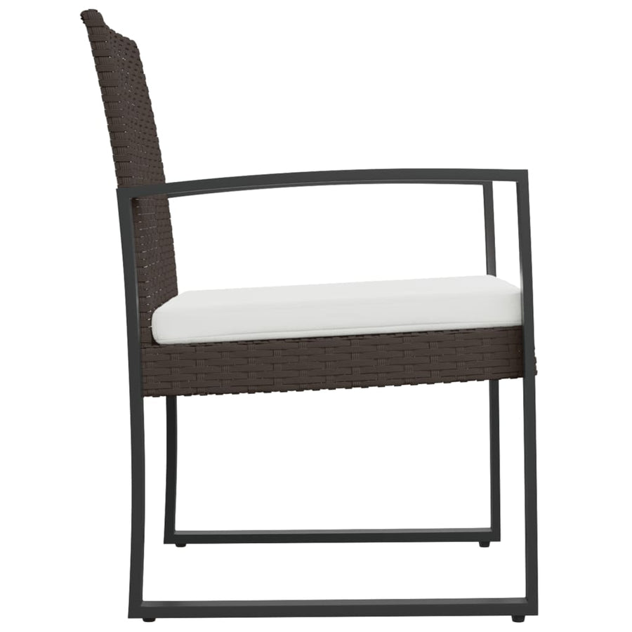 Tuinstoelen Polypropeen Rattan Zwart
