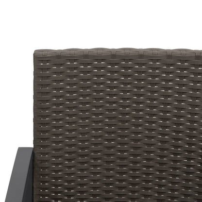 Tuinstoelen Polypropeen Rattan Zwart