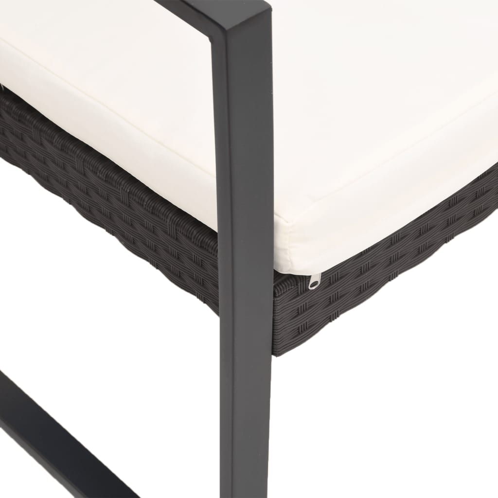 Tuinstoelen Polypropeen Rattan Bruin