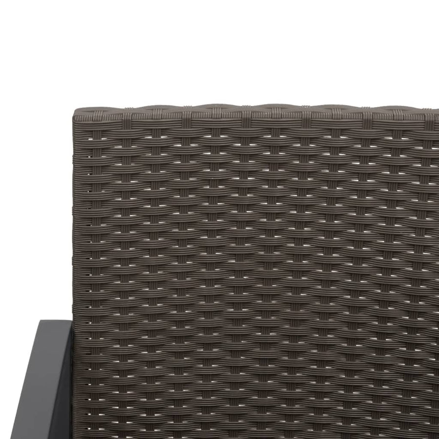 Tuinstoelen Polypropeen Rattan Bruin