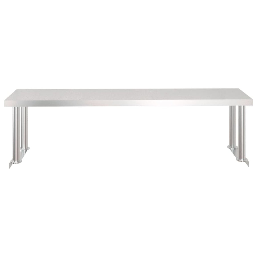 Keukenwerktafel Met Bovenschap Roestvrij Staal 120 x 60 x 115 cm
