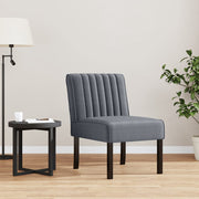 Fauteuil fluweel donkergrijs 48x64x72 cm