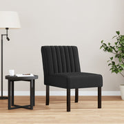 Fauteuil fluweel zwart 48x64x72 cm