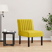Fauteuil fluweel geel 48x64x72 cm