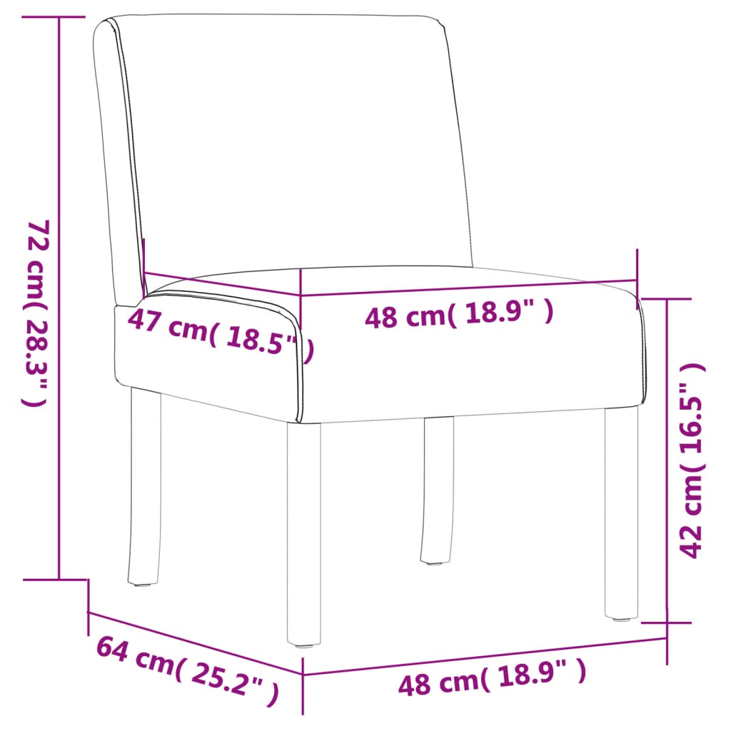 Fauteuil stof donkergrijs