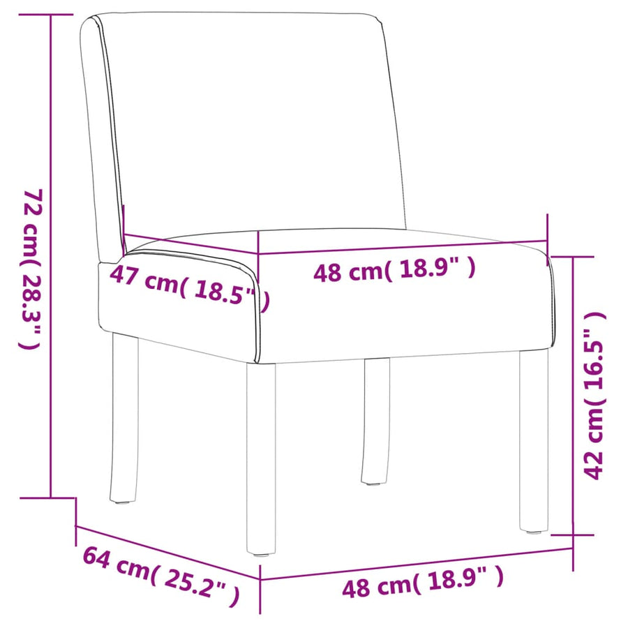 Fauteuil stof donkergrijs