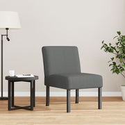 Armchair dark grey fabric