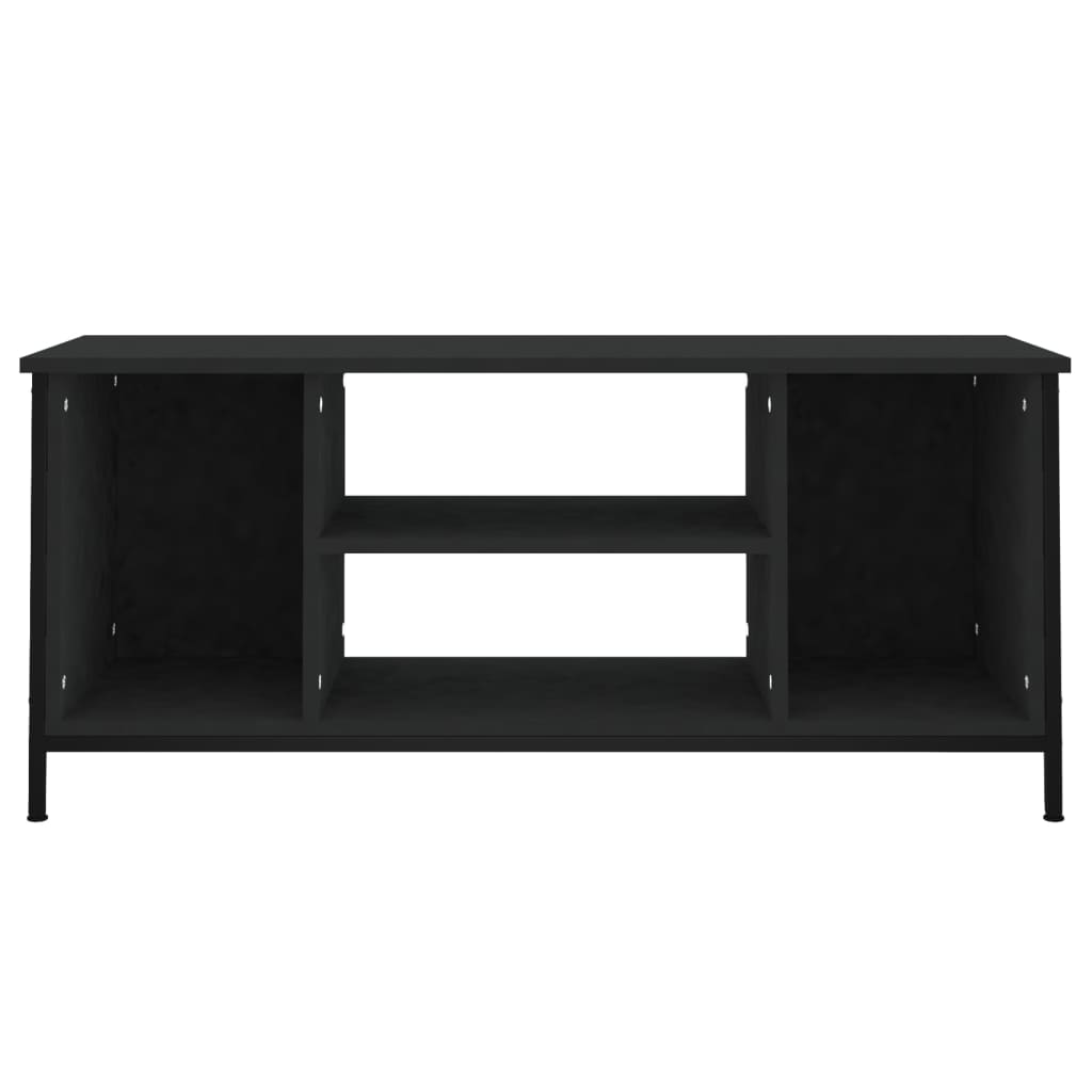 Tv-Meubel 102X35X45 Cm Bewerkt Hout Zwart