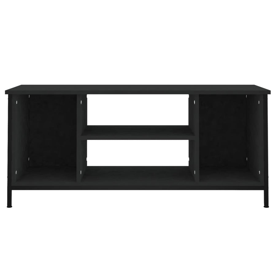 Tv-Meubel 102X35X45 Cm Bewerkt Hout Zwart