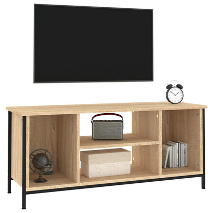Tv-Meubel 102X35X45 Cm Bewerkt Hout Kleurig Sonoma eiken