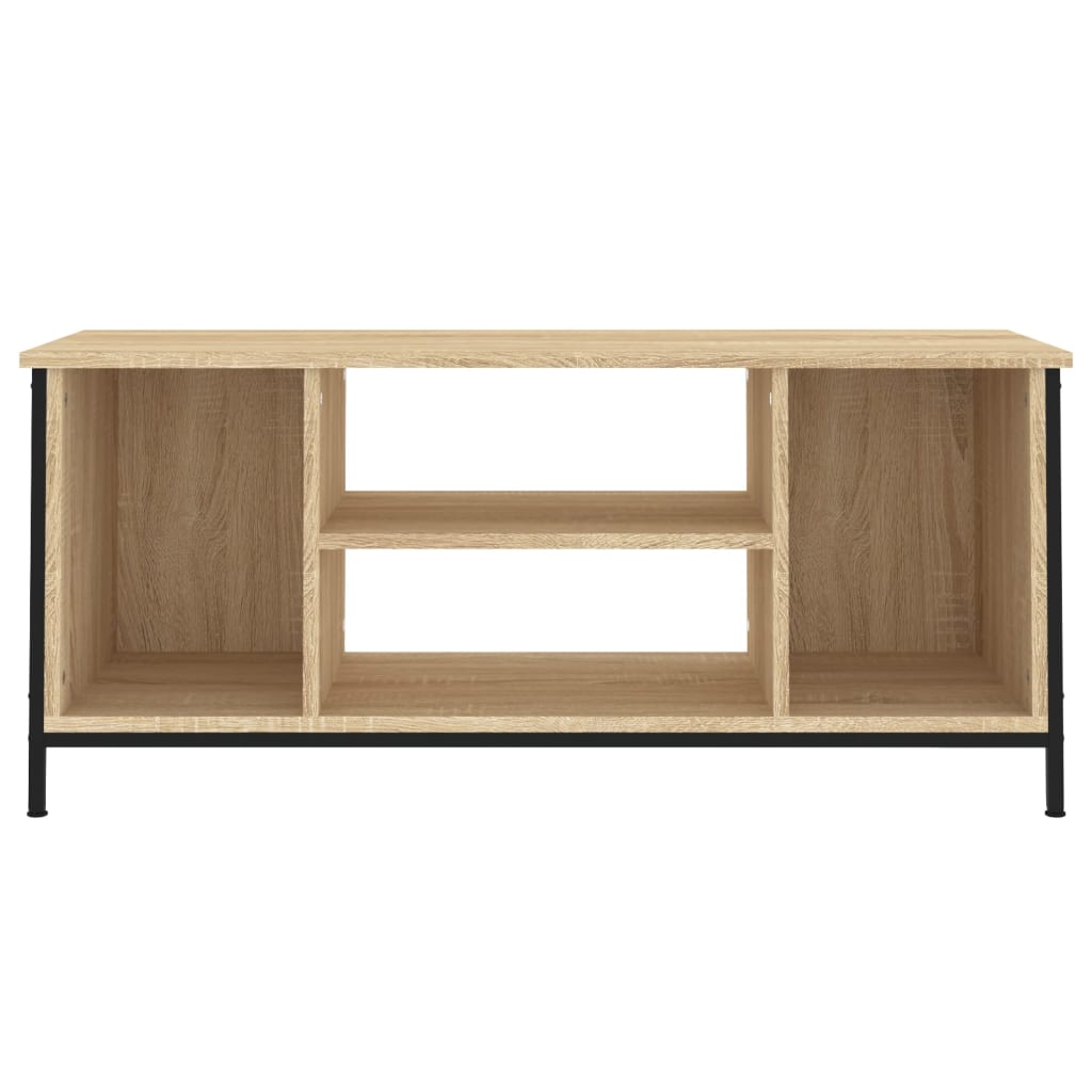 Tv-Meubel 102X35X45 Cm Bewerkt Hout Kleurig Sonoma eiken
