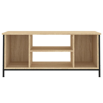 Tv-Meubel 102X35X45 Cm Bewerkt Hout Kleurig Sonoma eiken