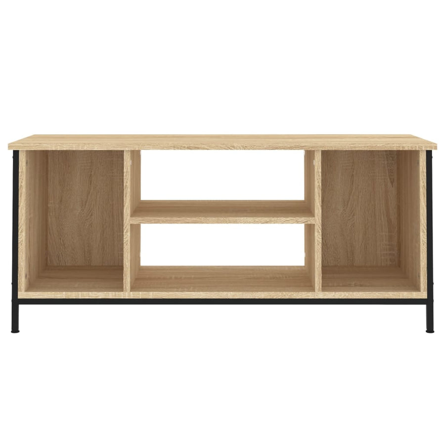 Tv-Meubel 102X35X45 Cm Bewerkt Hout Kleurig Sonoma eiken