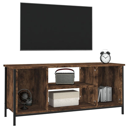 Tv-Meubel 02X35X45 Cm Bewerkt Hout Kleurig Gerookt eiken