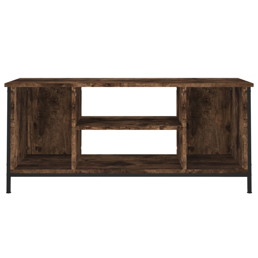 Tv-Meubel 02X35X45 Cm Bewerkt Hout Kleurig Gerookt eiken