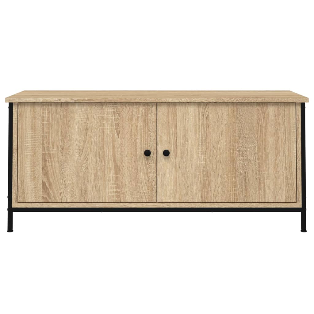 Tv-Meubel 102X35X45 Cm Bewerkt Hout Kleurig 102 cm Sonoma eiken