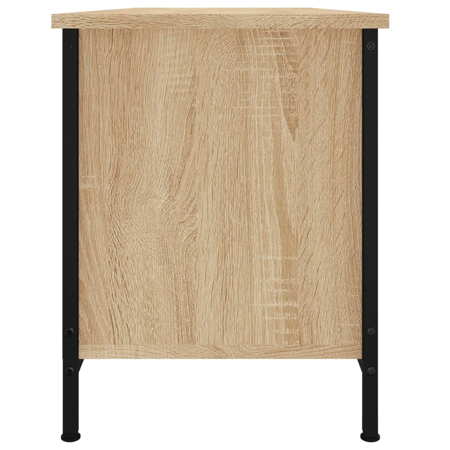 Tv-Meubel 102X35X45 Cm Bewerkt Hout Kleurig 102 cm Sonoma eiken