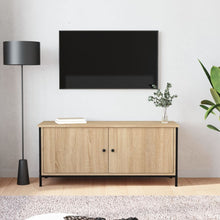 Tv-Meubel 102X35X45 Cm Bewerkt Hout Kleurig 102 cm Sonoma eiken