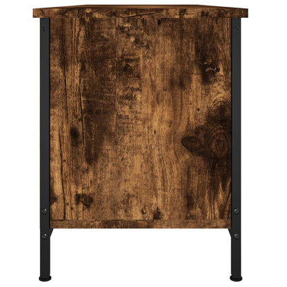 Tv-Meubel Bewerkt Hout Kleurig 102 x 35 x 45 cm Gerookt eiken