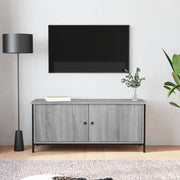 Tv-meubel 102x35x45 cm grijs sonoma eiken