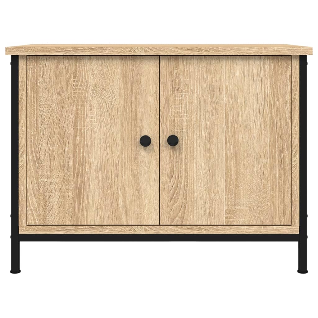 Tv-Meubel Met Deuren 60X35X45 Cm Bewerkt Hout Kleur 60 cm Sonoma eiken
