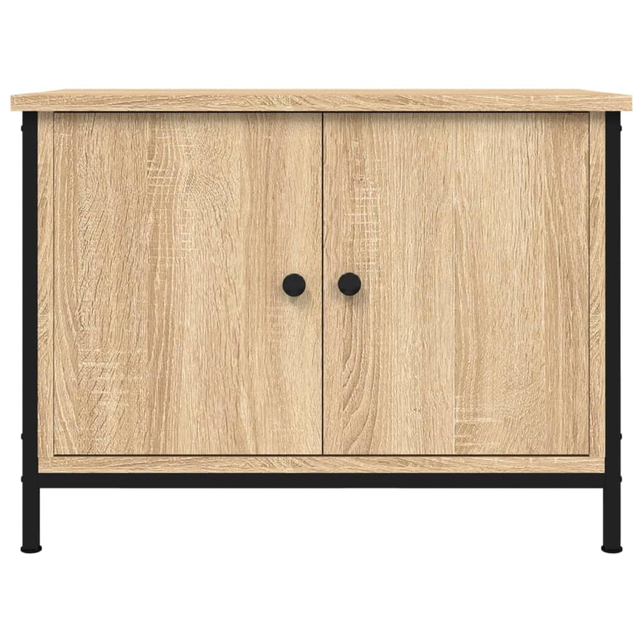 Tv-Meubel Met Deuren 60X35X45 Cm Bewerkt Hout Kleur 60 cm Sonoma eiken