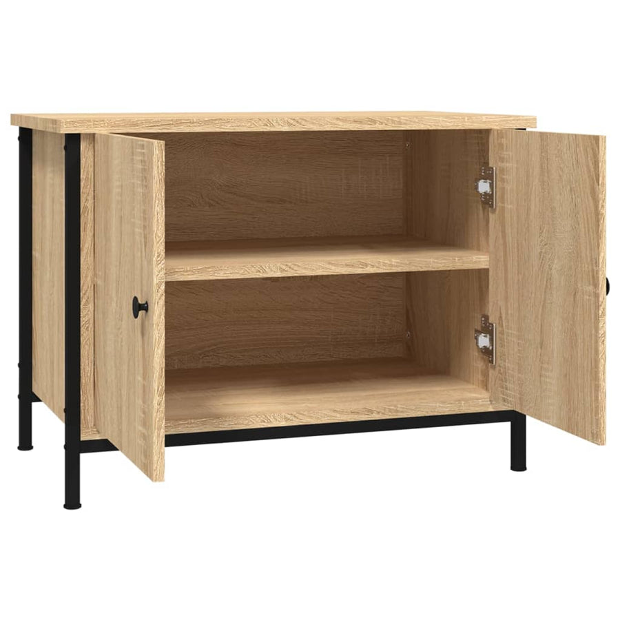Tv-Meubel Met Deuren 60X35X45 Cm Bewerkt Hout Kleur 60 cm Sonoma eiken