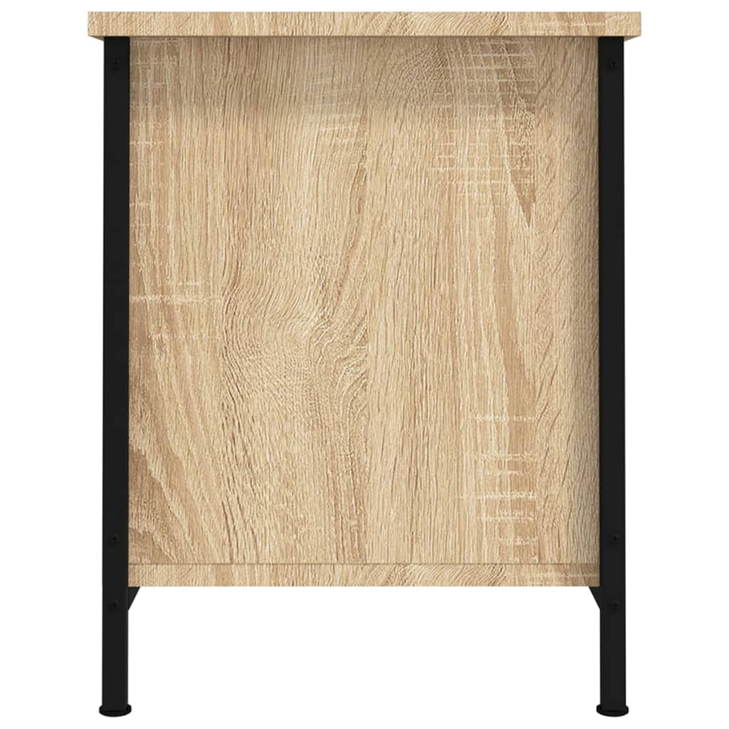 Tv-Meubel Met Deuren 60X35X45 Cm Bewerkt Hout Kleur 60 cm Sonoma eiken