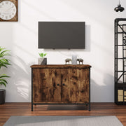 Tv-meubel 60x35x45 cm bewerkt hout gerookt eiken