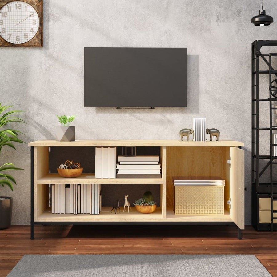 Tv-Meubel 00X40X45 Cm Bewerkt Hout Kleurig Sonoma eiken