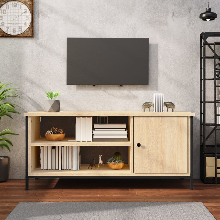 Tv-Meubel 00X40X45 Cm Bewerkt Hout Kleurig Sonoma eiken