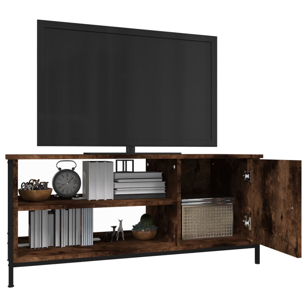 Tv-Meubel 00X40X45 Cm Bewerkt Hout Kleurig Gerookt eiken