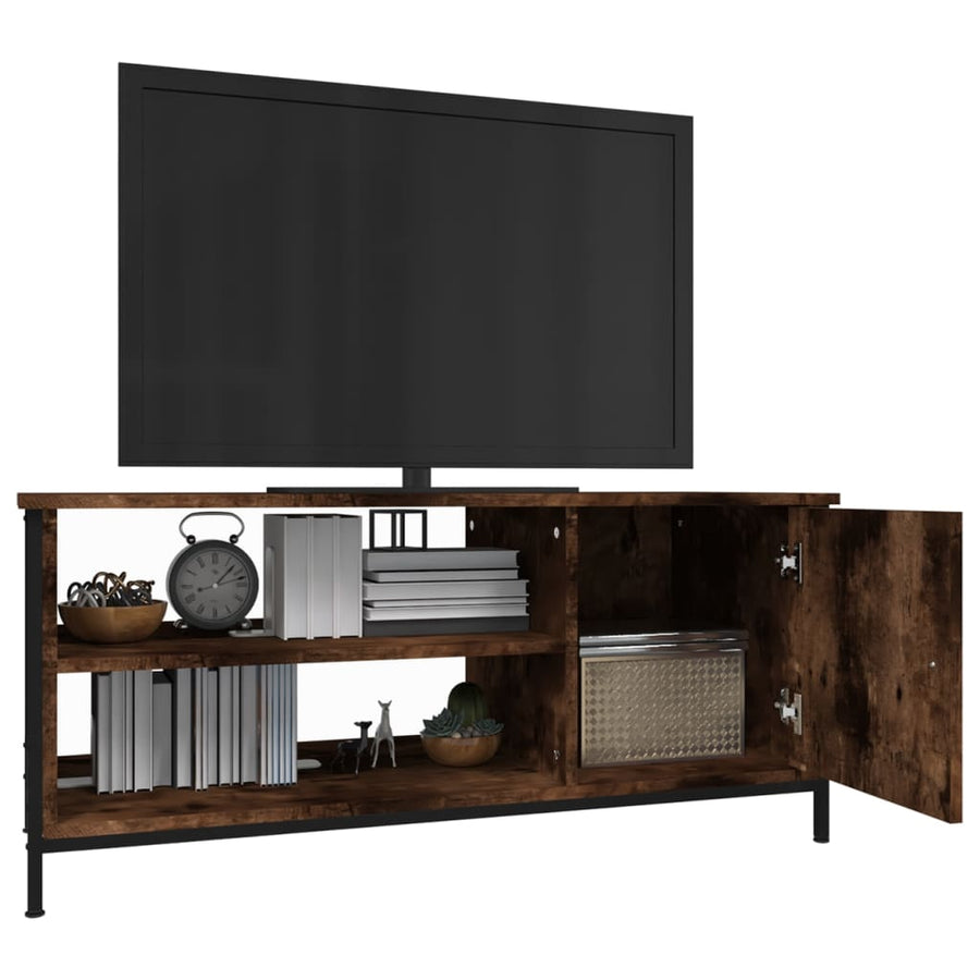 Tv-Meubel 00X40X45 Cm Bewerkt Hout Kleurig Gerookt eiken