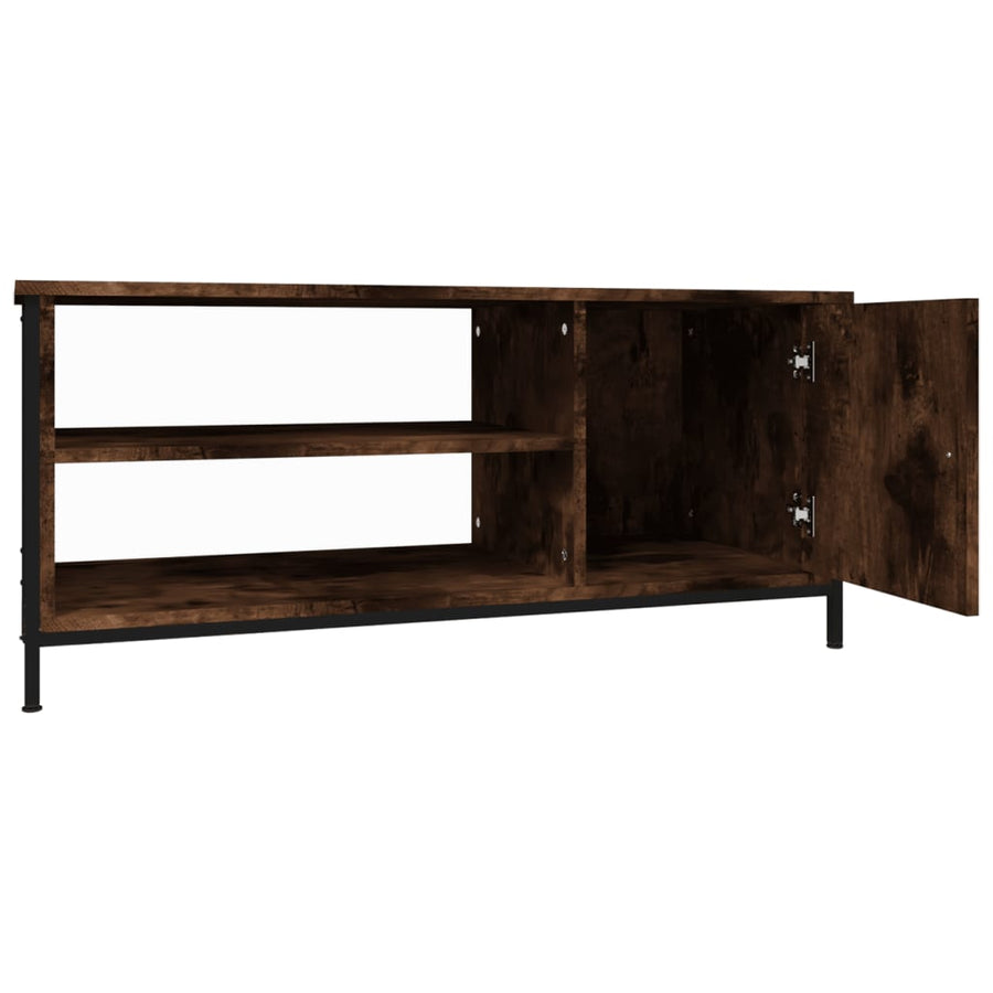 Tv-Meubel 00X40X45 Cm Bewerkt Hout Kleurig Gerookt eiken