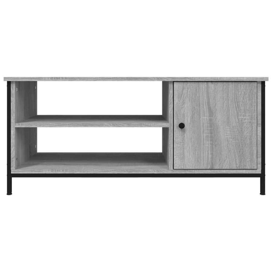 Tv-Meubel 00X40X45 Cm Bewerkt Hout Eikenkleurig Grijs sonoma