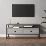 Tv-meubel 100x35x45 cm grijs sonoma eiken