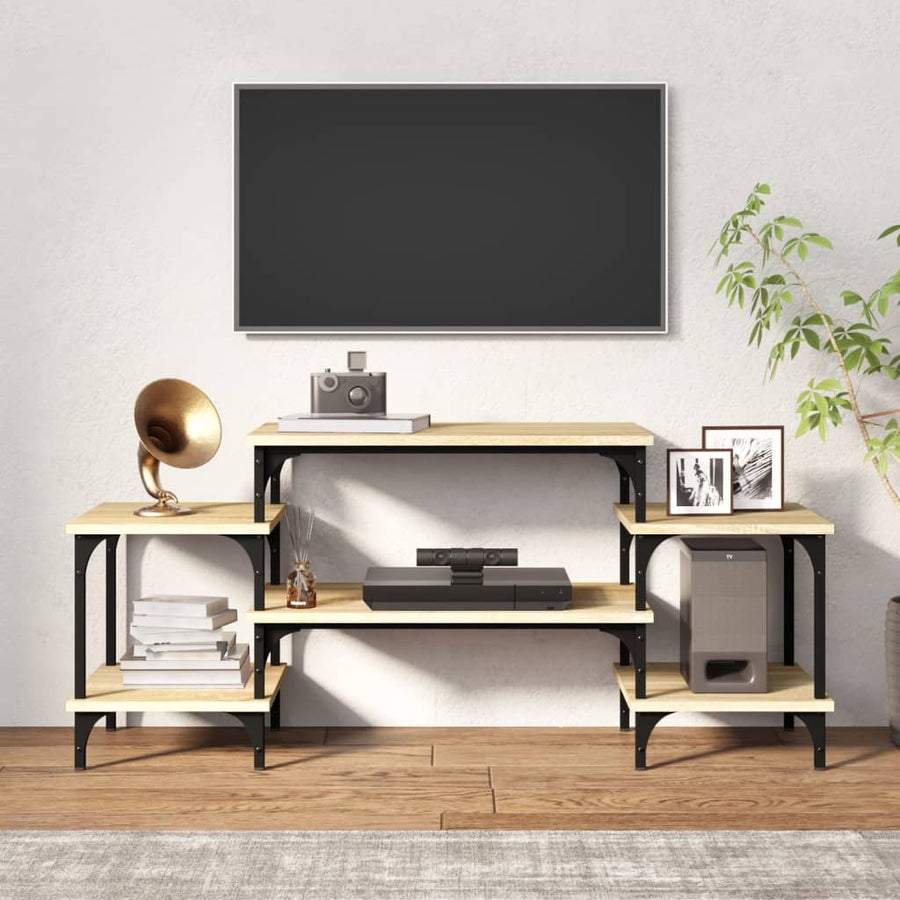 Tv-Meubel Bewerkt Hout Kleurig 117 x 35 x 52 cm Sonoma eiken